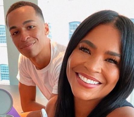 Massai Zhivago Dorsey II with his mother Nia Long